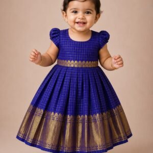 Checks Blue / Red Frock
